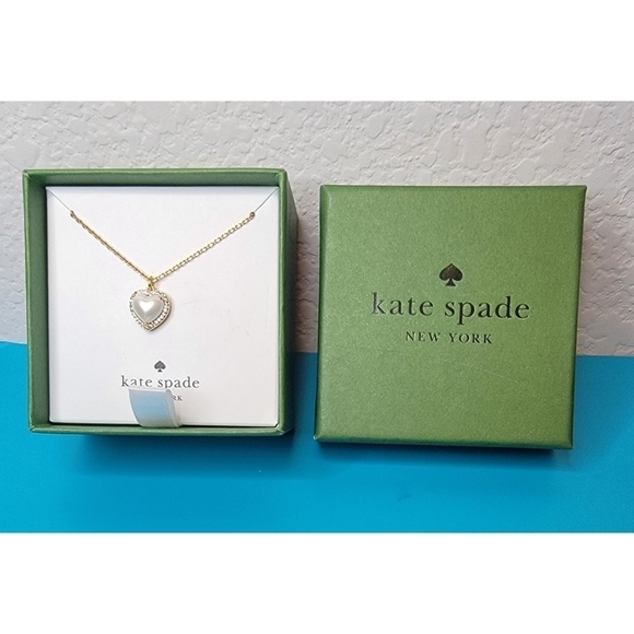 NWT Kate Spade my love Imitation pearl pendant necklace - Picture 3 of 8
